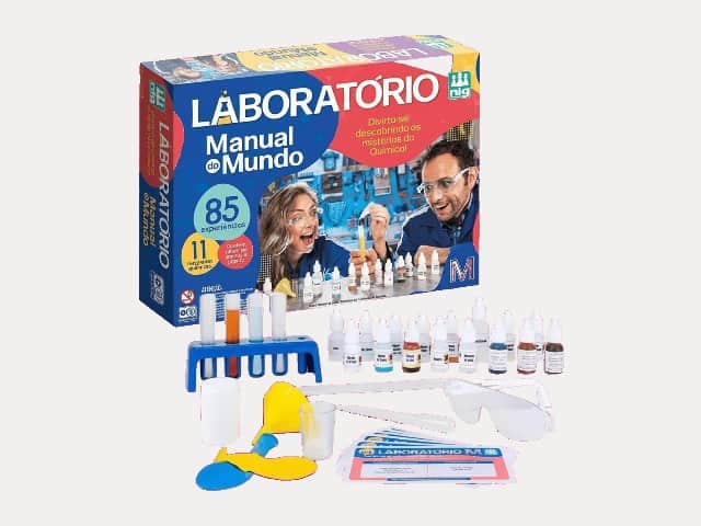 Kit Ciências - Laboratório Manual do Mundo 85 Experiências