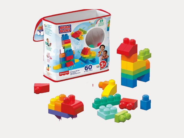 Mega Bloks com 60 Blocos