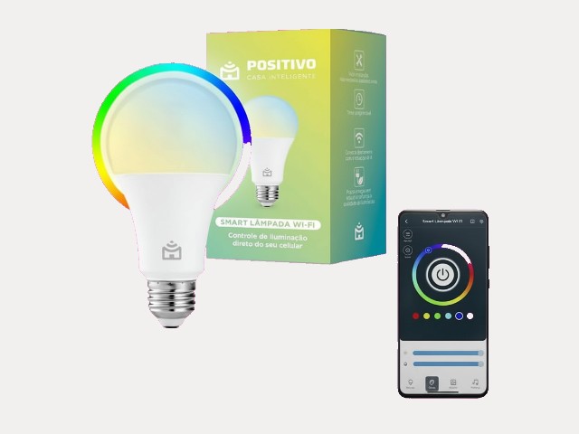 Smart Lâmpada Wi-Fi Positivo
